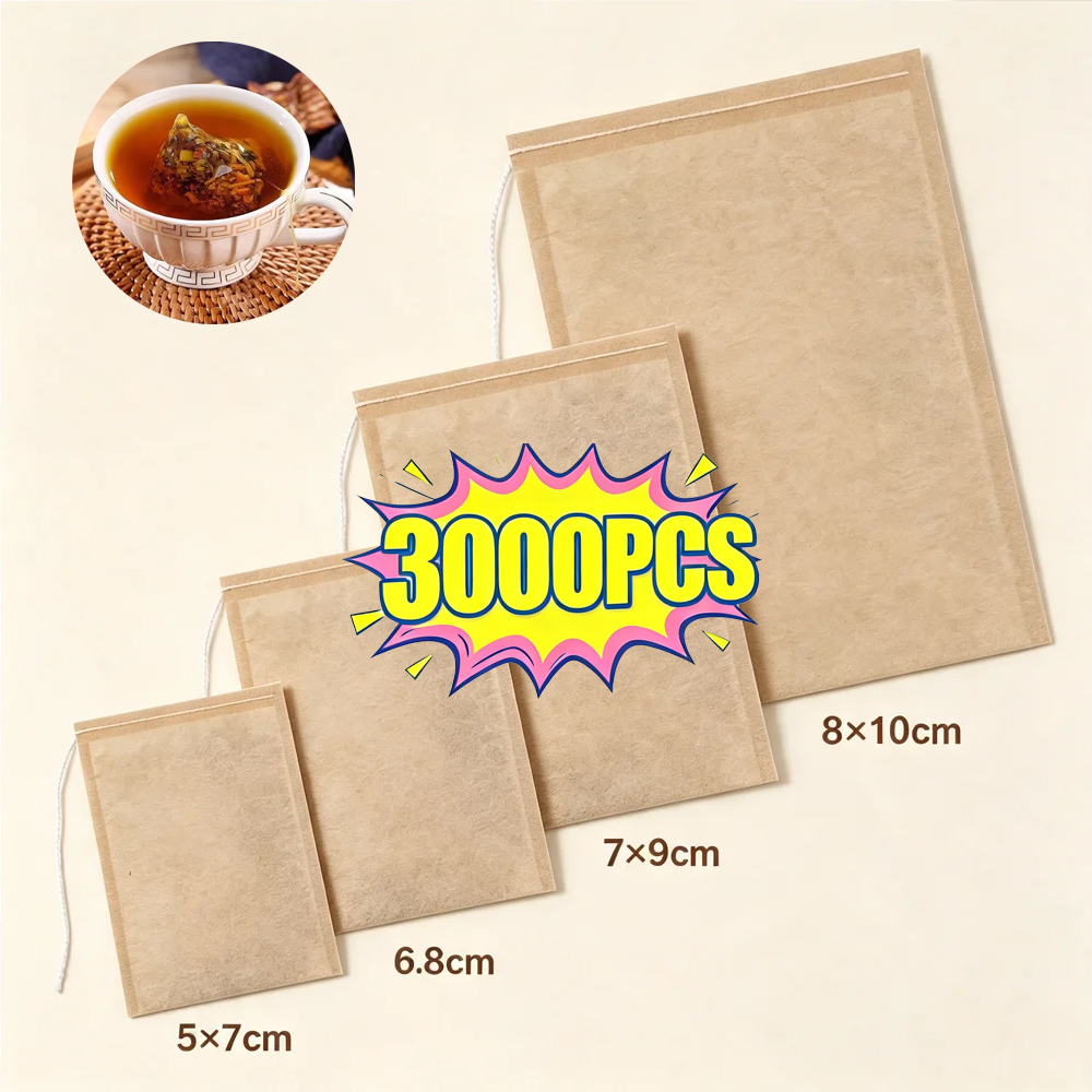 Herbal Tea For Wellness - 100/3000 шт. одноразовых фильтровальных пакетов для